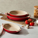 Zestaw 3 owalnych form do pieczenia wiśniowy LE CREUSET
