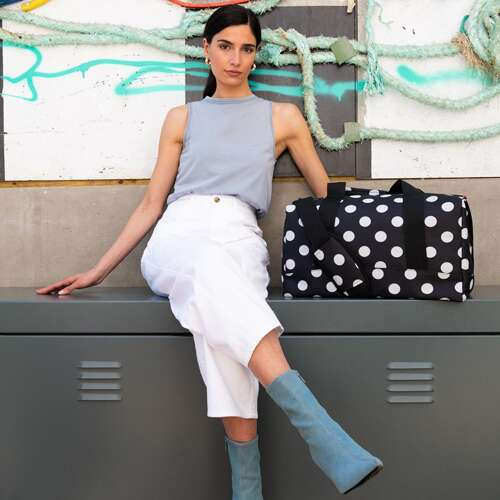 Torba allrounder M dots white REISENTHEL