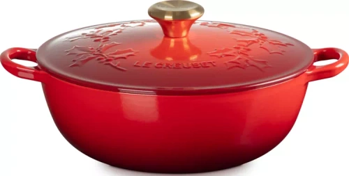 Brytfanna żeliwna Holly  wiśniowa LE CREUSET