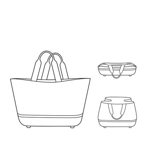 Koszyk shoppingbasket dots REISENTHEL