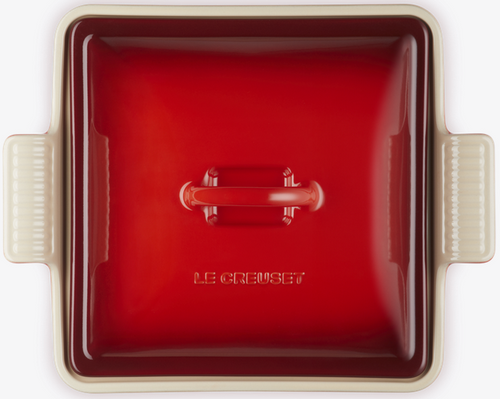 Forma do pieczenia 23 cm z pokrywką wiśniowa LE CREUSET