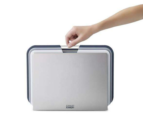 Zestaw 3 desek do krojenia Nest szare JOSEPH JOSEPH