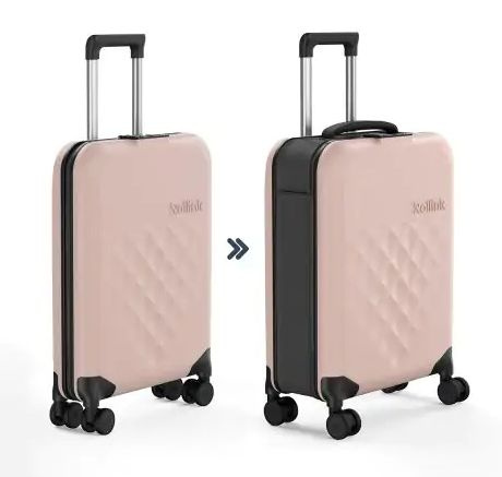 Walizka FLEX 360 SPINNER 21" rose smoke ROLLINK