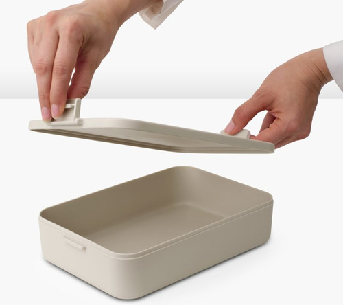 Pojemnik na lunch duży Make & Take Soft Beige BRABANTIA