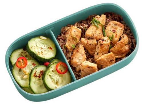 LunchBox To Go 500 ml turkusowy LEKUE