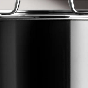 Garnek 20 cm - 3,7 l pokrywą Fusiontec Mineral Pro czarny WMF