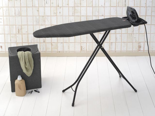Deska do prasowania rozmiar B (124x38 cm) Denim Black BRABANTIA 