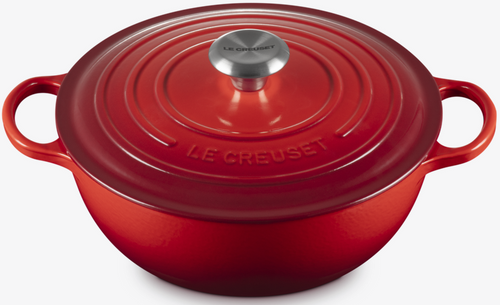 Garnek żeliwny 26 cm La Marmite wiśniowy LE CREUSET