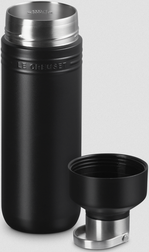 Butelka termiczna 500 ml On The Go czarna LE CREUSET