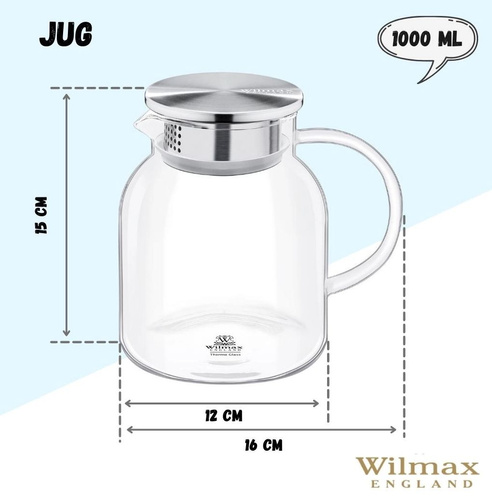 Dzbanek do napojów z pokrywą 1l Wilmax