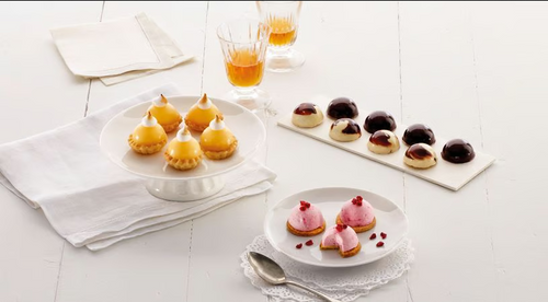 Forma do pieczenia mini półkule (24 sztuki) silikonowa czarna LEKUE