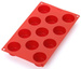 Forma na mini muffiny (11 sztuk) silikonowa czerwona LEKUE