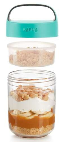 Pojemnik Jar To Go 400 ml turquoise LEKUE