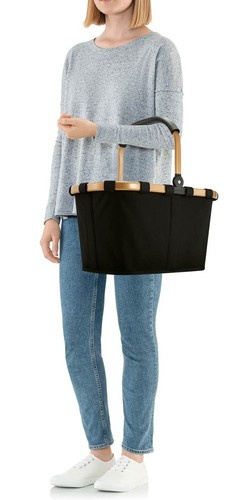 Koszyk carrybag frame gold/black REISENTHEL 