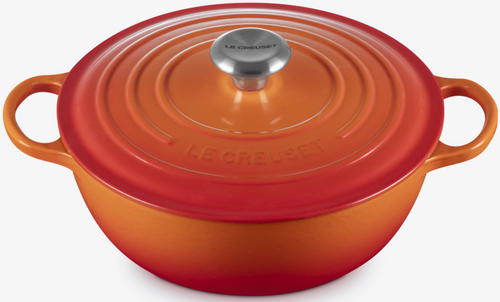 Garnek żeliwny 26 cm La Marmite płomienny LE CREUSET