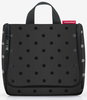 Kosmetyczka toiletbag glossy dots black REISENTHEL