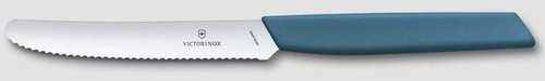 Nóż 11cm ząbkowany Swiss Modern cornflower-blue VICTORINOX