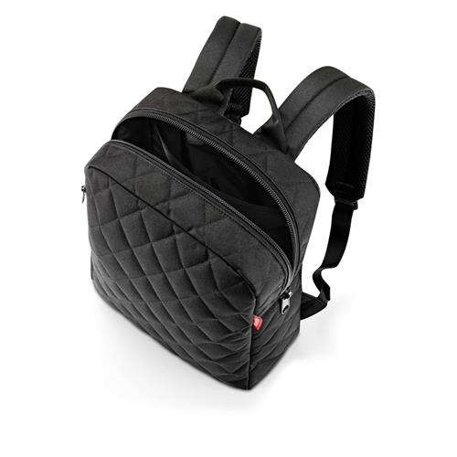Plecak classic backpack M rhombus black REISENTHEL