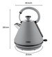 Czajnik Sera 1,7l Grey TOWER 