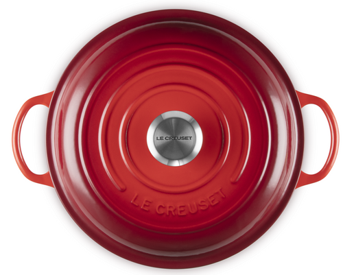Garnek do gulaszu 26 cm - 4,1 l wiśniowy LE CREUSET