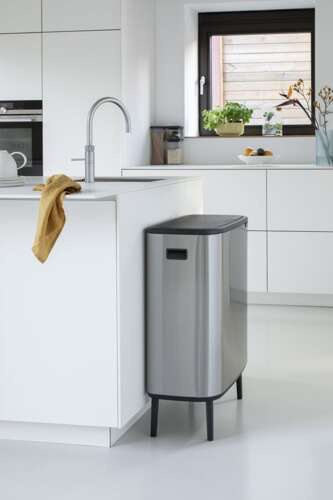 Kosz BO Touch Bin Hi 2x30 l stal matowa FPP BRABANTIA