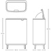 Kosz Bo Touch Bin Hi 2x30 l biały BRABANTIA