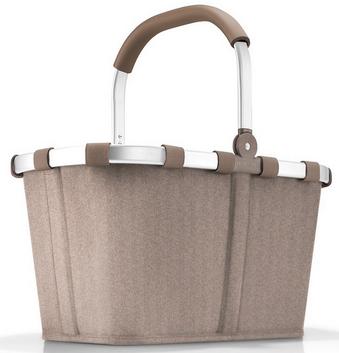 Koszyk carrybag herringbone mokka REISENTHEL