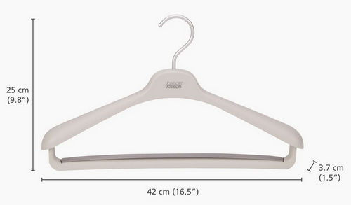 Wieszaki na garnitury 2szt. Orderly™ ecru JOSEPH JOSEPH