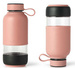 Szklana butelka na wodę 500 ml To Go różowa LEUKE