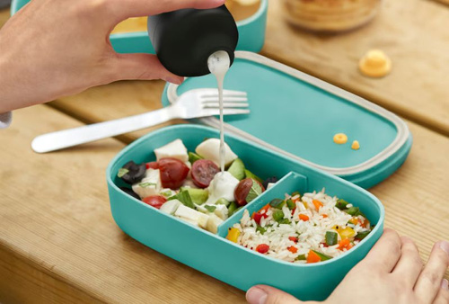 LunchBox To Go 500 ml turkusowy LEKUE