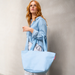 Torba shopper M twist powder blue REISENTHEL