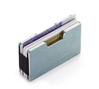 Etui na karty z klipem na pieniądze Cooper szare PHILIPPI