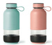 Szklana butelka na wodę 500 ml To Go różowa LEUKE