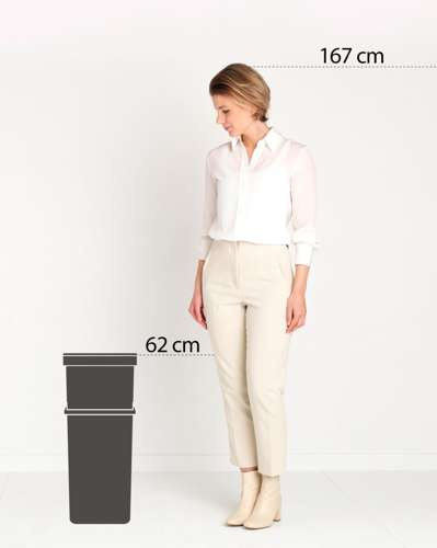 Kosz Sort & Go 40l Light Grey BRABANTIA