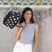 Koszyk carrybag XS frame dots white REISENTHEL