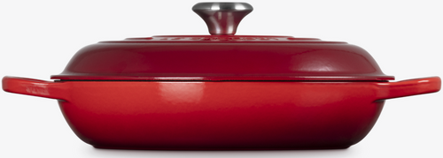 Garnek profesjonalny Gourmet 30 cm wiśniowy LE CREUSET