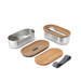 Zestaw 2 stalowych lunchboxów BLACK + BLUM