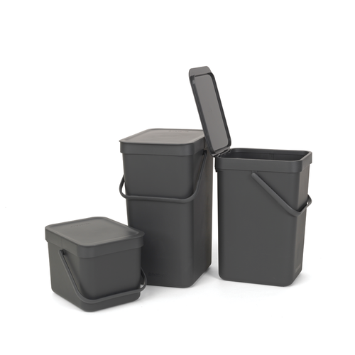 Kosz Sort & Go 6l Dark Grey BRABANTIA