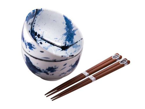Zestaw 2 miseczek Blue&White MADE IN JAPAN