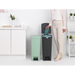Kosz pedałowy 40l StepUp jade green Brabantia