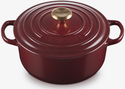 Brytfanna żeliwna okrągła 20 cm garnet LE CREUSET