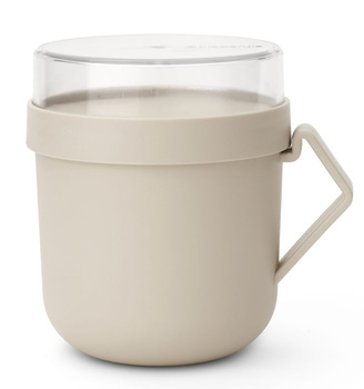 Kubek na zupę 600 ml Make & Take Soft Beige BRABANTIA
