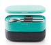 LunchBox To Go 2x500 ml turkusowy LEKUE