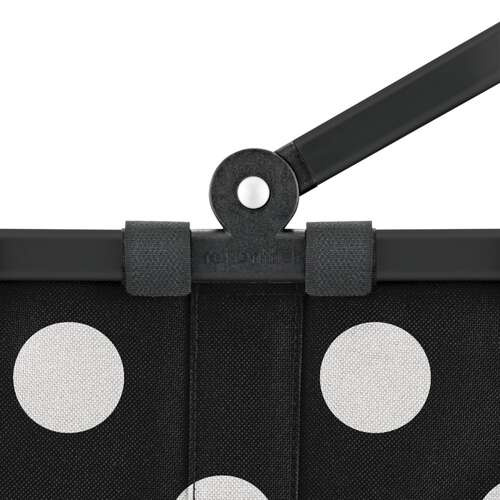 Koszyk carrybag XS frame dots white REISENTHEL