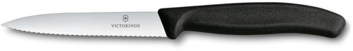 Nóż ząbkowany 10cm Swiss Classic czarny VICTORINOX