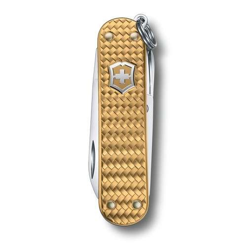 Scyzoryk CLASSIC PRECIOUS ALOX Brass Gold VICTORINOX