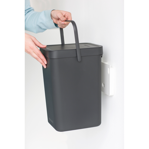 Kosz Sort & Go 12l Dark Grey BRABANTIA