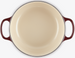 Brytfanna żeliwna okrągła 20 cm garnet LE CREUSET