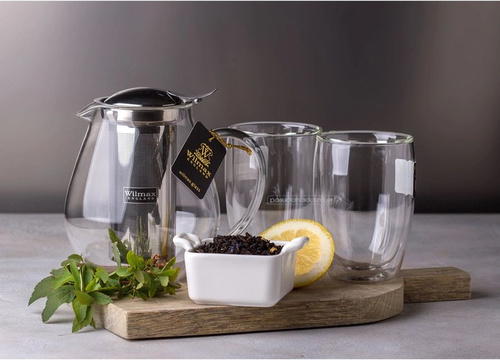 Dzbanek do herbaty 1300ml Thermo Glass Wilmax