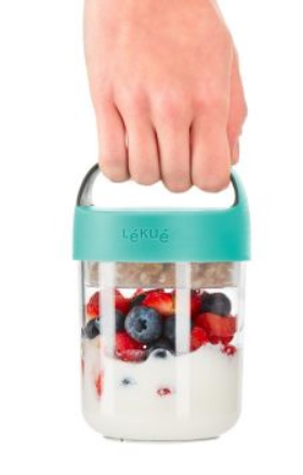 Pojemnik Jar To Go 400 ml coral LEKUE